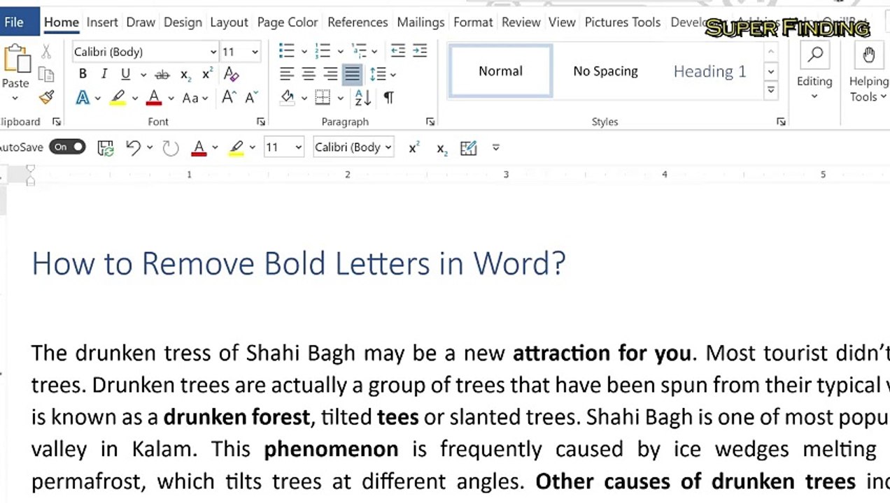 how-to-remove-bold-letters-in-word-video-dailymotion