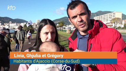 La joie des Corses avec le Pape