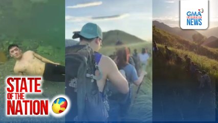 Hike sa open trail ng Mt. Mariglem at magtampisaw sa 3 ilog sa paanan | SONA