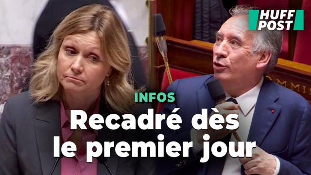 François Bayrou rappelé à l'ordre par Yaël Braun-Pivet pour sa première à l'Assemblée nationale