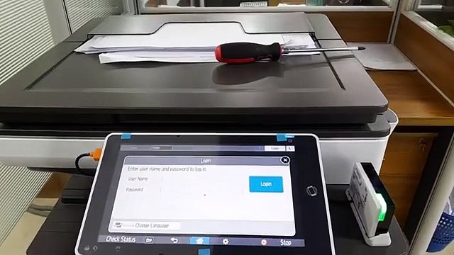 Replacing toner on Ricoh Printer,How to Replacing tone from Ricoh,change toner on ricoh printer (1)