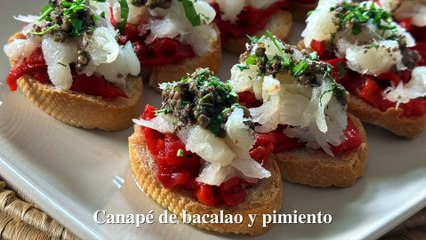 Deliciosos Canapés de Bacalao y Pimiento para Tus Fiestas 🎉