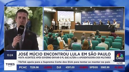 Ministro da Defesa, José Múcio se reúne com Lula em SP