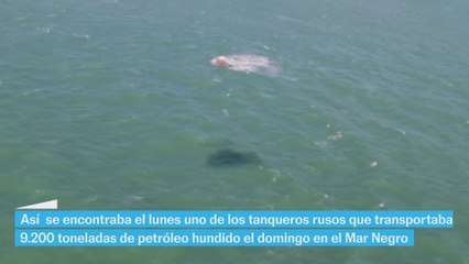 RUSIA declara el estado de emergencia en Anapa por el vertido de petróleo en la costa