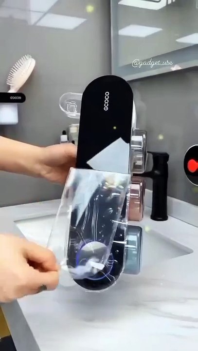 ECOCO Magnetic Adsorption Inverted Toothbrush Holder Automatic Toothpaste Squeezer Dispenser Storage Rack Bathroom Accessories#fashion #diy #crochet #aesthetic #cuisine #recette #cuisinegourmets holder automatique automatic hold automatic key holder autom