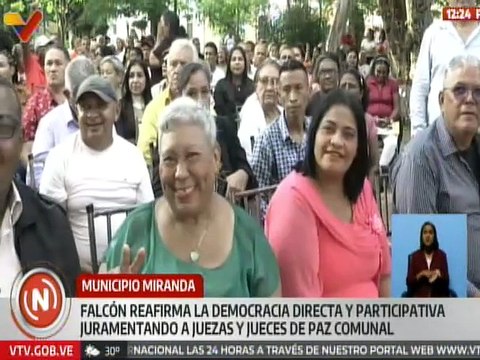 Falcón | Jueces y Juezas de Paz Comunal son proclamados por el CNE en el mcpio. Miranda