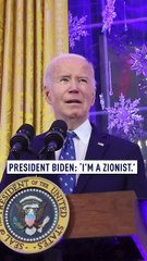 President Biden: I’m a Zionist