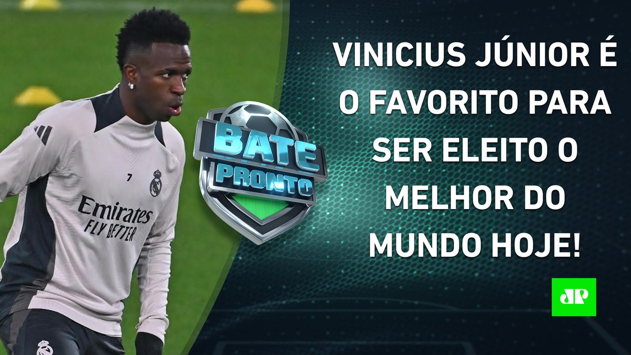 Vini Jr será ELEITO o MELHOR DO MUNDO pela Fifa hoje?; São Paulo vai "VENDER" a BASE? | BATE-PRONTO
