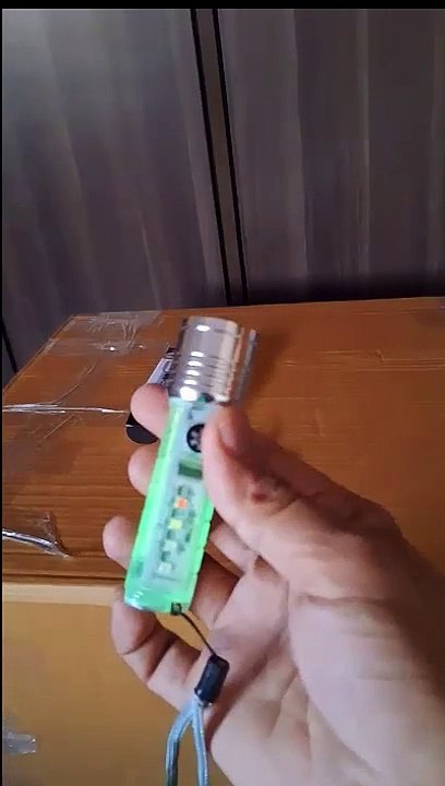 Pattern Flashlight USB Flashlight Rechargeable LED Torch Light