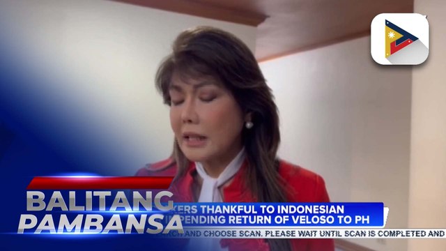 Lawmakers thankful to Indonesian gov’t for Veloso’s homecoming