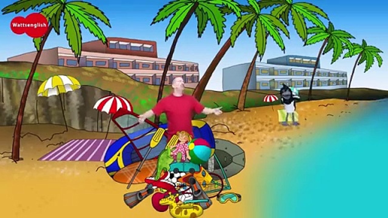 Summer Holiday English Stories for Children with Steve and Maggie _ Learn Wow English TV(360P)