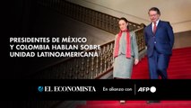 Presidentes de México y Colombia hablan sobre unidad latinoamericana