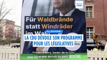 Allemagne : la CDU dévoile son programme électoral pour les législatives anticipées