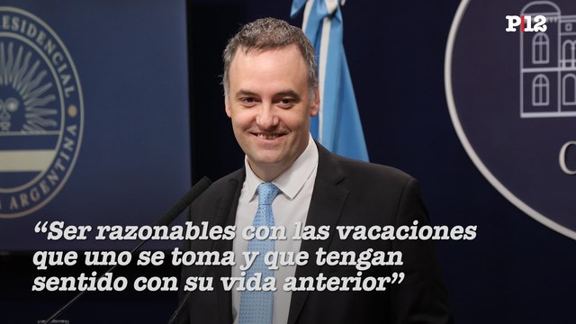 Que tengan sentido con su vida anterior : Adorni dió un giro al pedido de vacaciones austeras de los Milei