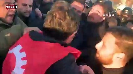 Hakkını arayan Polonoz işçilerine biber gazlı müdahale