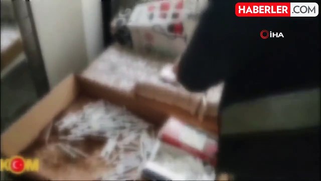 Tekirdağ'da Kaçak Makaron Operasyonu: 235 Bin Makaron Ele Geçirildi