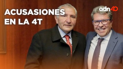 Adán Augusto y Ricardo Monreal se reunieron en Palacio Nacional para arreglar diferencias