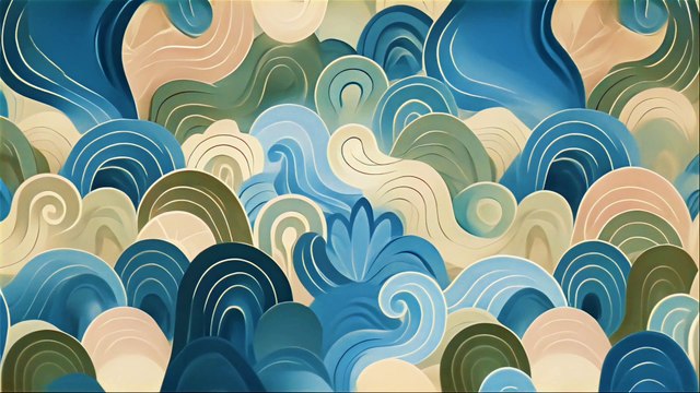 Relaxing Visuals: Soothing Patterns for Stress Relief and Calm | 4K