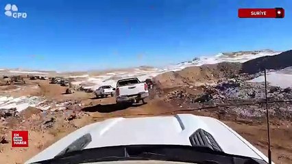 İsrail Başbakanı Netanyahu Suriye'de işgal ettiği Hermon Dağı'nda