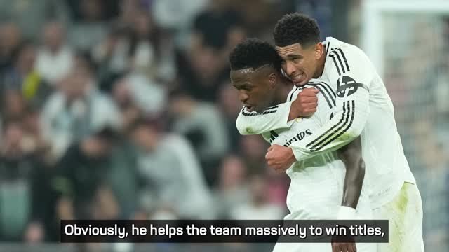 Vinicius Junior 'fully deserves' FIFA's The Best award - Bellingham