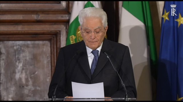Mattarella: convergenza su interessi nazionali, non dividersi