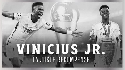 Vinicius Junior Sacré Meilleur Joueur FIFA The Best 2024 ⚽