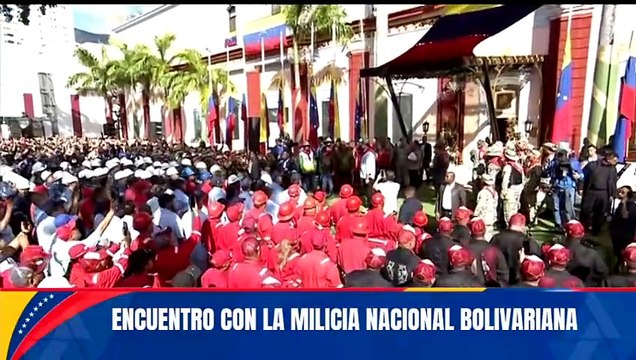 Presidente Nicolás Maduro lideró encuentro con la Milicia Nacional Bolivariana
