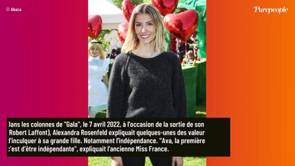 Alexandra Rosenfeld, sa fille de 14 ans aussi grande qu'elle, stagiaire dans un lieu de prestige !