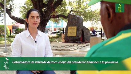 Gobernadora de Valverde destaca apoyo del presidente Abinader a la provincia.