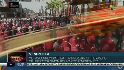 Venezuela: Militias commemorate 194th anniversary of the passing of liberator