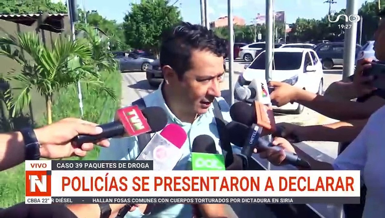 Policias se presentan a declarar