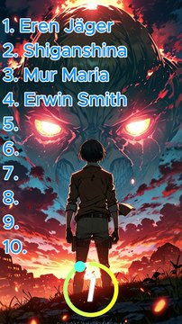 🎬 Es-tu un vrai fan d'Attaque des Titans ? 🕹️ Teste tes connaissances avec ce quiz éclair ! 💥 Combien de bonnes réponses auras-tu ? 💪