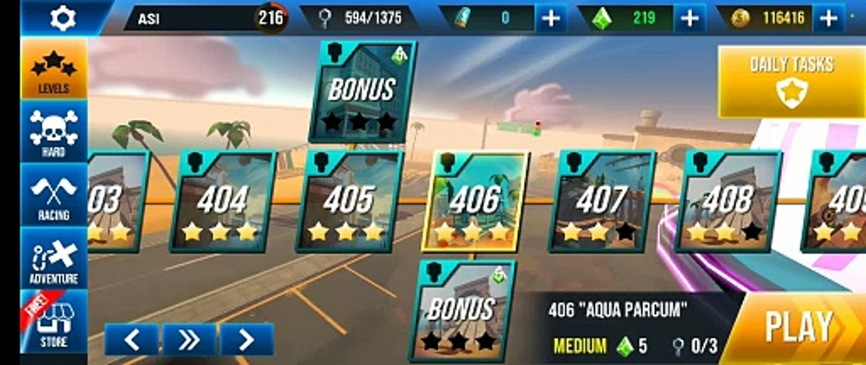 Stun Car Extreme - Level 406 "AQUA PARCUM" BY PETECH