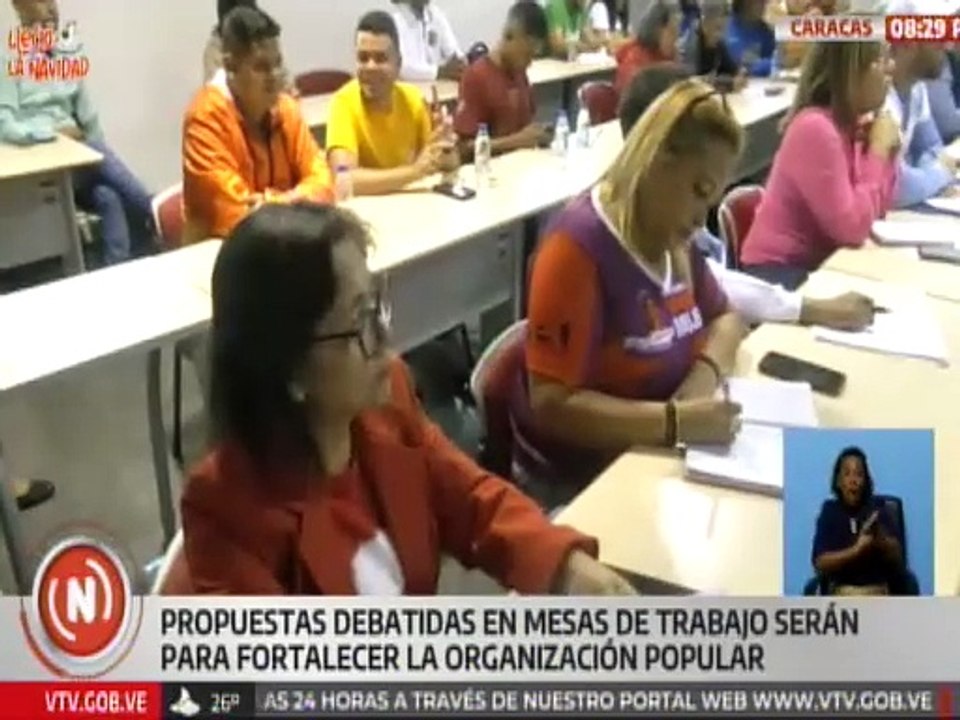 Caracas | Poder Popular debate propuestas de trabajo para fortalecer las comunidades de país