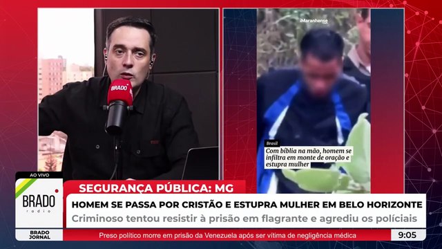 ESTUPRADOR DE BH TINHA 5 PASSAGENS PELA POLÍCIA; JUSTIÇA O SOLTOU EM TODAS