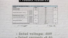 AO3405-VB is a SOT23 package P-Channel field effect MOS tube