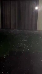 Tormenta de granizo en San Martín - 17-12-24