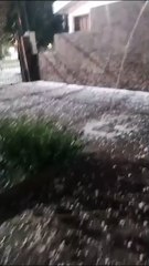 Tormenta de granizo en San Martín - 17-12-24