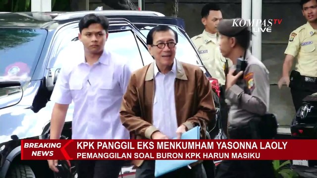 Eks Menkumham Yasonna Laoly Akhirnya Hadiri Pemanggilan KPK, Terkait Penyidikan Kasus Harun Masiku