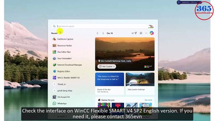 WinCC Flexible SMART V4 SP2 English version on Windows 10/11