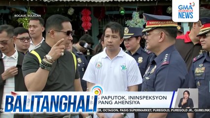 Ilang tindahan ng paputok, ininspeksyon ng PNP, LGU at iba pang ahensiya | Balitanghali