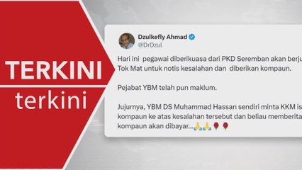 [TERKINI] PKD Seremban serah kompaun kesalahan merokok kepada Tok Mat