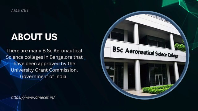 Bachelor of Science in Aeronautical Science Top Colleges in Bangalore