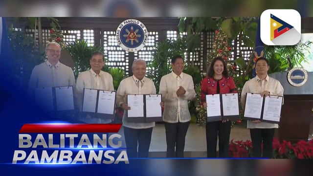 Paglagda sa limang panibagong kasunduan ng pamahalaan sa pribadong sektor, sinaksihan ni PBBM