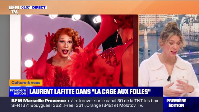 Laurent Lafitte va jouer Zaza dans La Cage aux Folles au théâtre du Châtelet en 2025
