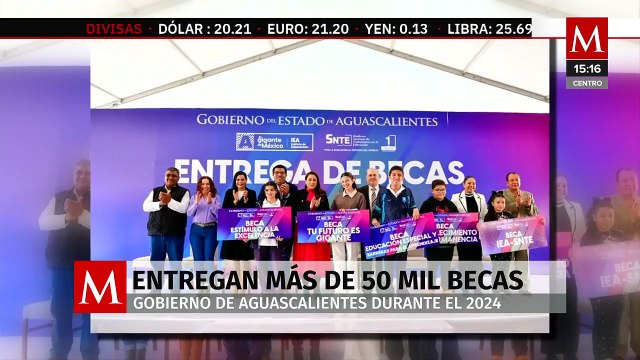 Entregan becas educativas a estudiantes en Jesús María, Aguascalientes