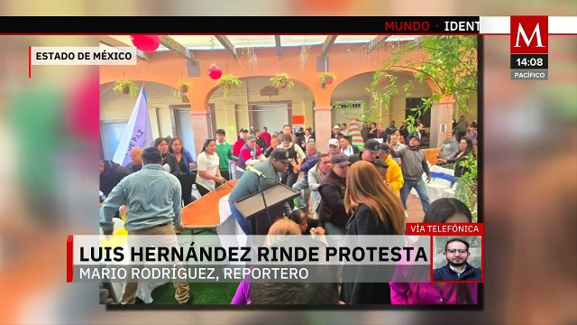 Alcalde electo de Santo Tomás de los Plátanos rinde protesta y evita ser detenido en Edomex