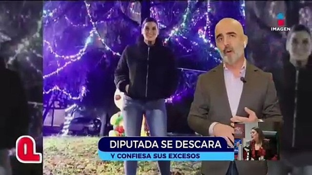 Diputada se descara y confiesa sus excesos