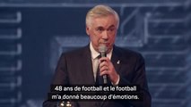 FIFA The Best - Après son prix, Ancelotti raconte que ce sont les émotions qui le font vivre