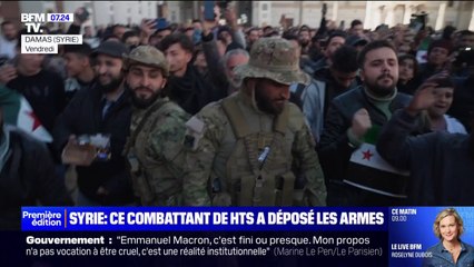 Syrie: ce combattant de HTS est aussi producteur d'olive